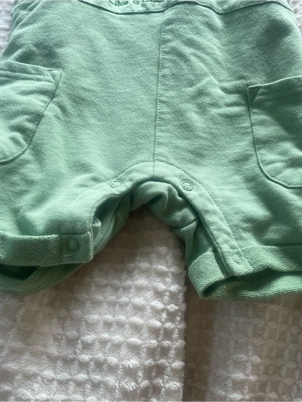 John Deere Green Baby Boy Barn Shortall Overalls 18M